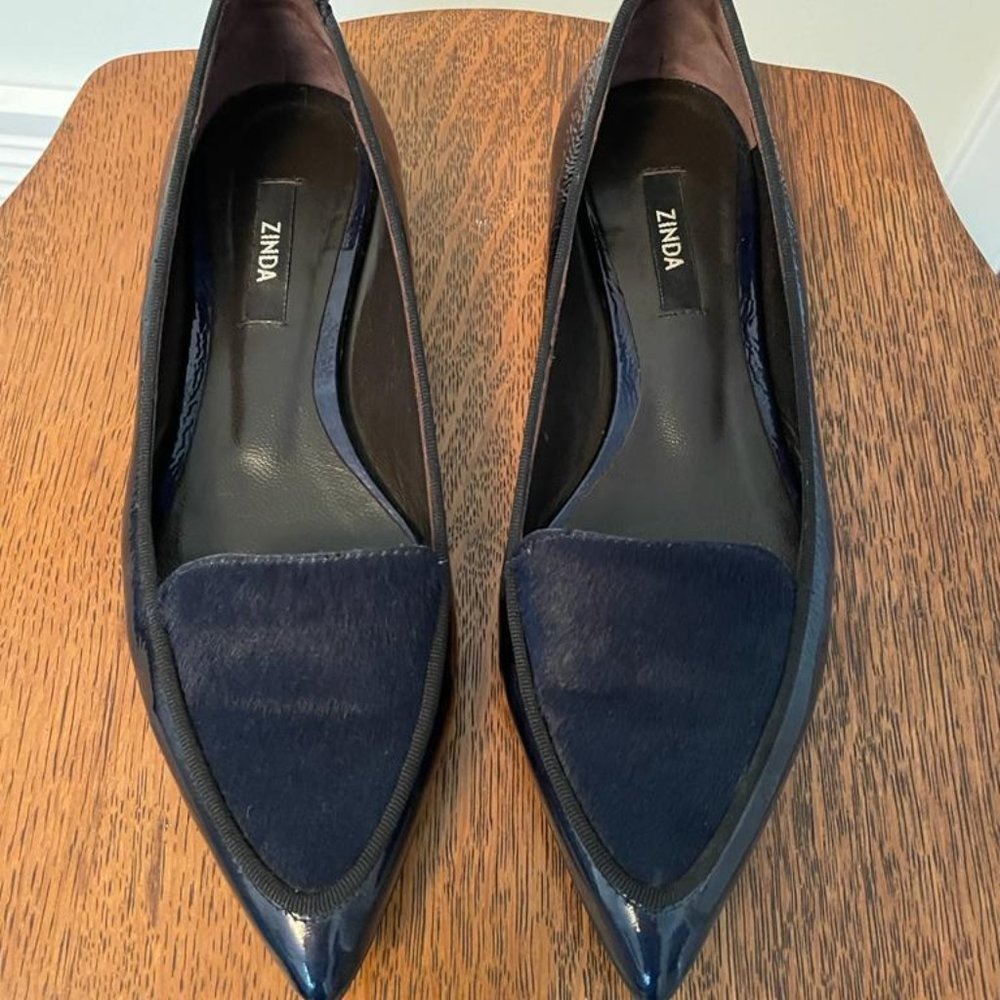 Zinda Patent Leather Flats